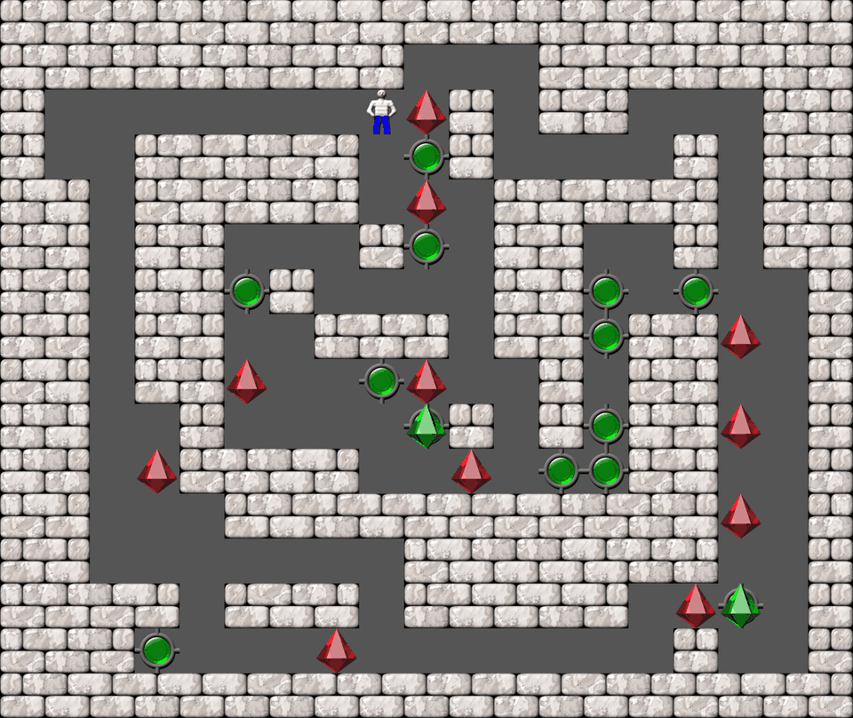 Sokoban Bugs550 collection level 321